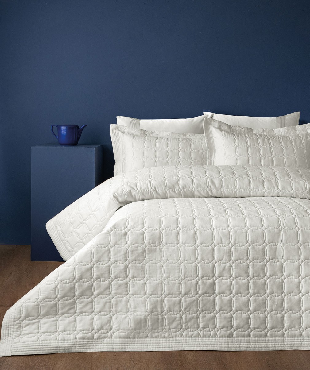 Покривало з наволочками Issimo Home Canello Cream 240×260 