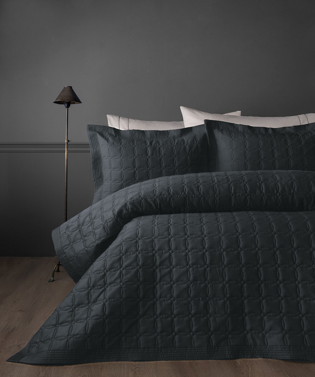 Покривало з наволочками Issimo Home Canello Fume 240×260 