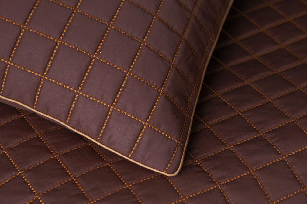 Покривало з наволочками Issimo Home Boligia Brown 240×260 