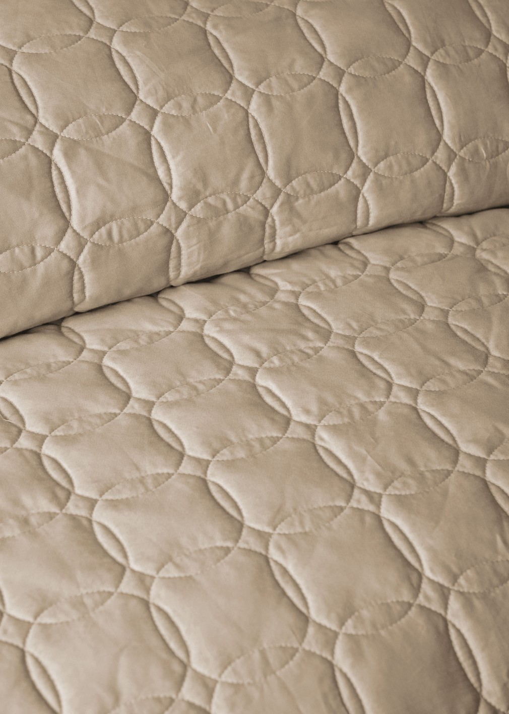 Покривало з наволочками Issimo Home Canello Beige 240×260 