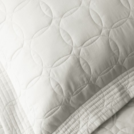 Покривало з наволочками Issimo Home Canello Cream 240×260 