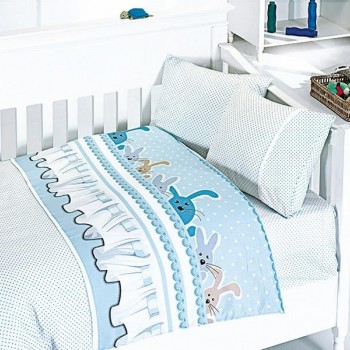 Детский комплект постельного белья First Choice Baby Ginny Blue