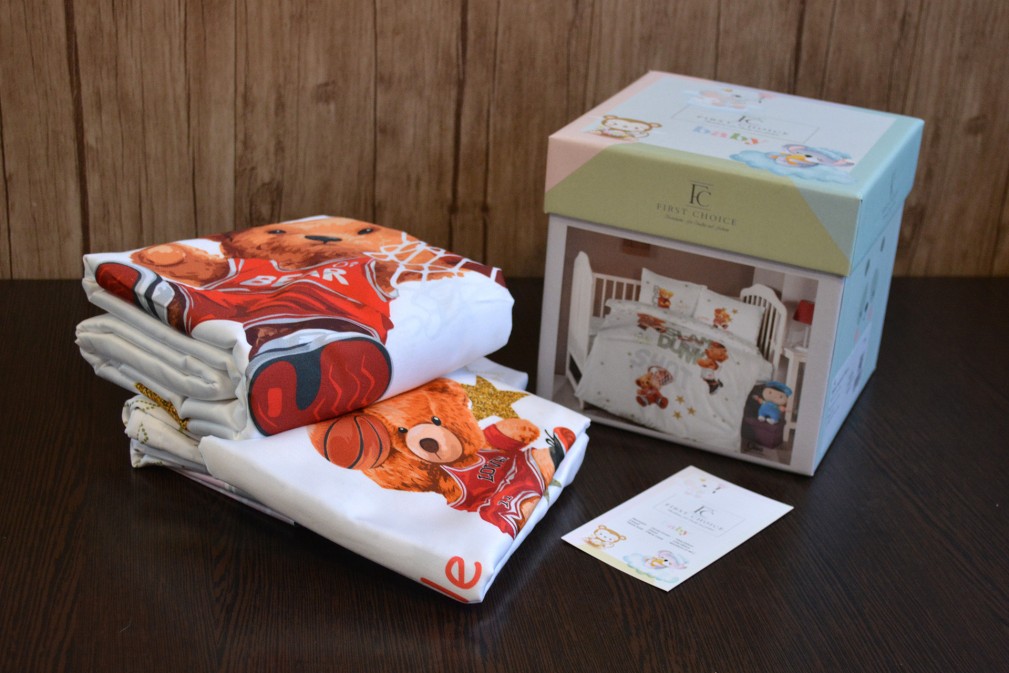 Дитячий комплект постільної білизни First Choice Baby Digital Satin Cleo