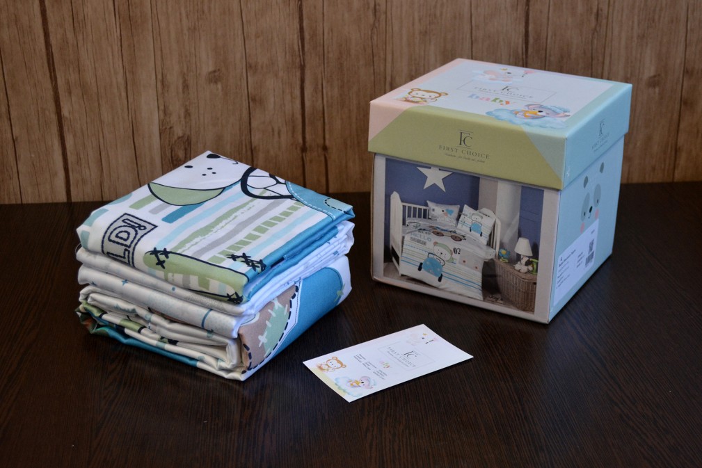 Дитячий комплект постільної білизни First Choice Baby Digital Satin Joyce