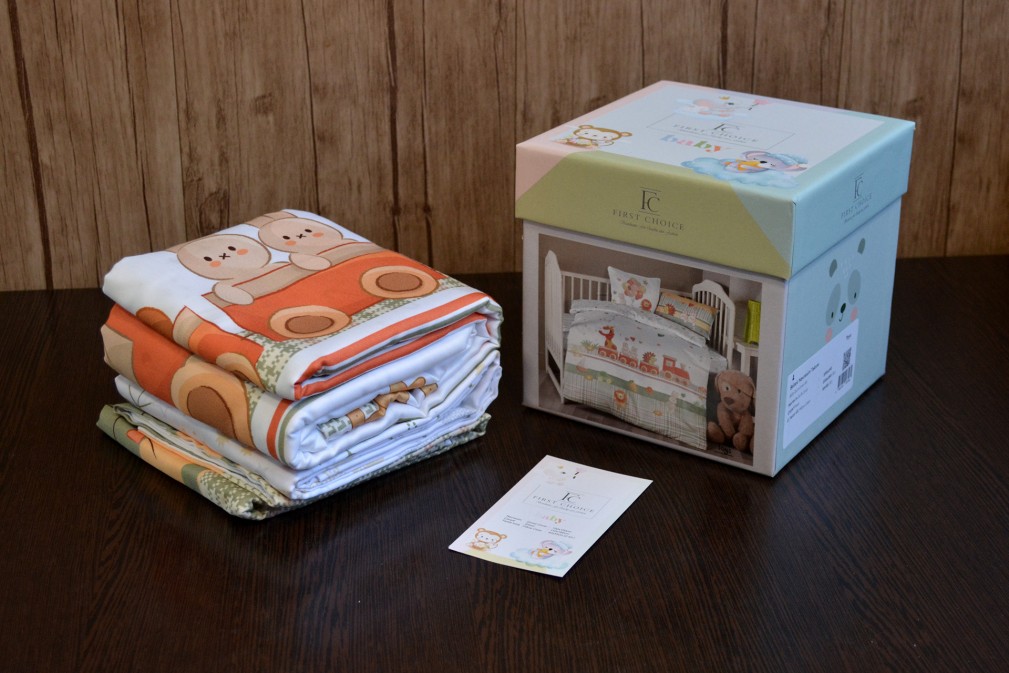 Дитячий комплект постільної білизни First Choice Baby Digital Satin Toys