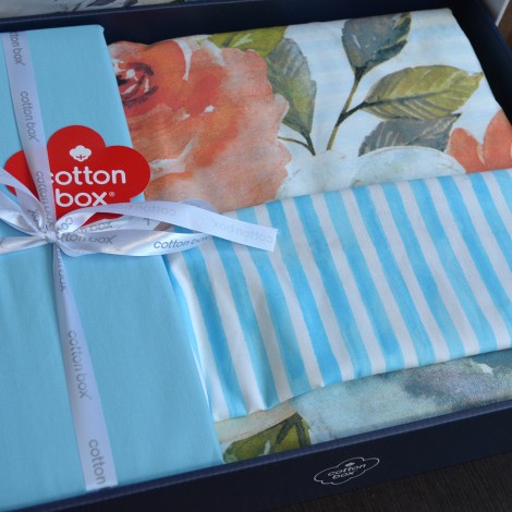 Комплект постільної білизни Cotton box Morgan mavi