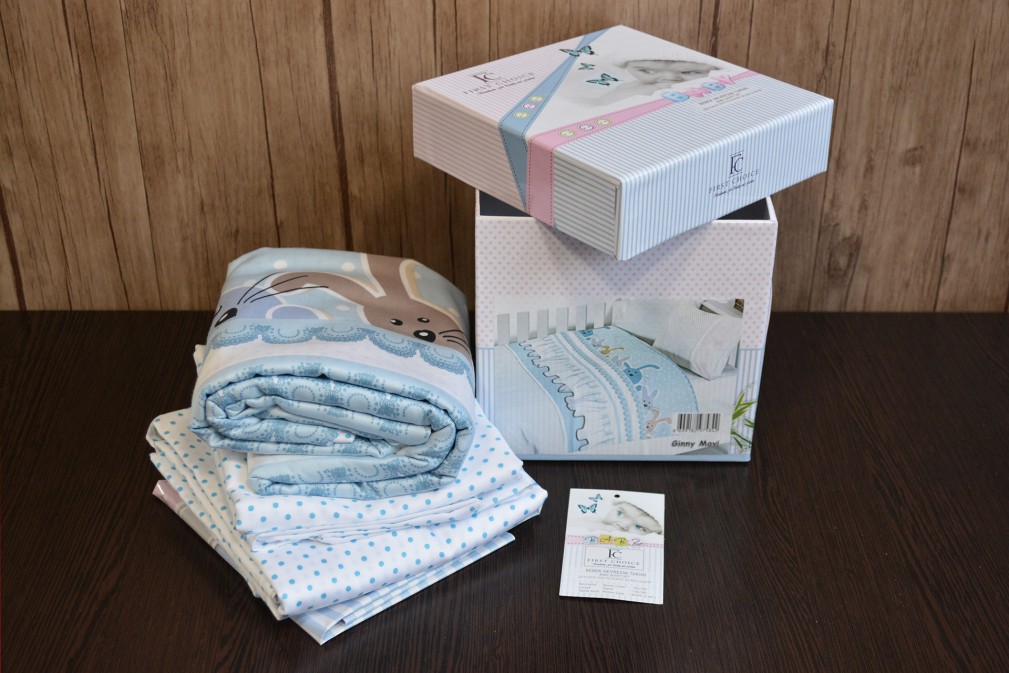 Дитячий комплект постільної білизни First Choice Baby Ginny Blue