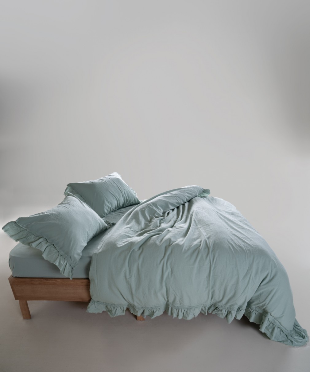 Комплект постільної білизни Limasso  Francesca Mint євро
