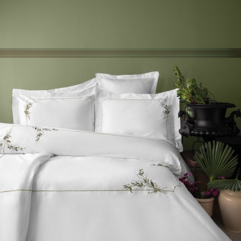 Комплект постільної білизни Issimo Home Buisson  300 TC сатин делюкс вишивка євро