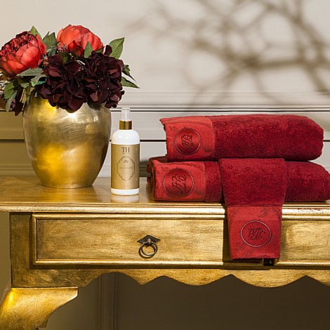 Набір рушників Tivolyo Home Bordeaux 2 шт 