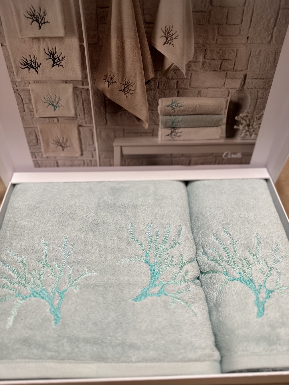 Набір рушників Tivolyo Home Corallo  yesil