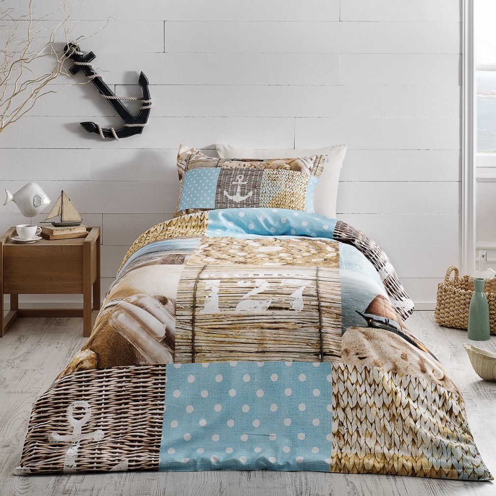 Комплект постільної білизни Tivolyo Home Sailor