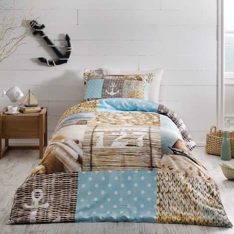 Комплект постільної білизни Tivolyo Home Sailor