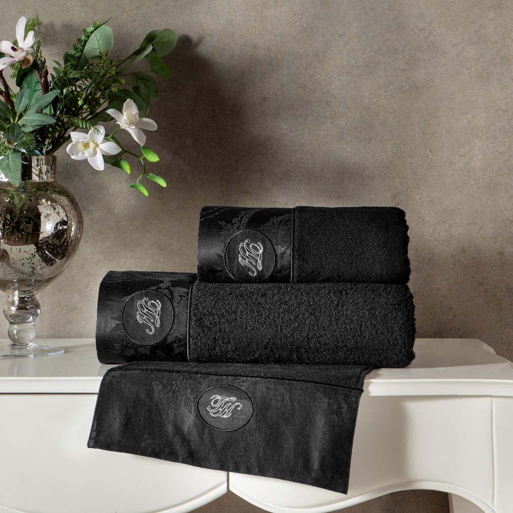 Набір кухонних рушників Tivolyo Home Grant black 3 шт