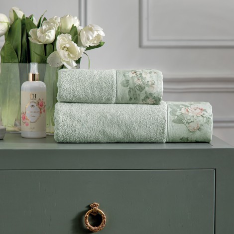 Набір рушників Tivolyo Home Nostalgia mint 2 шт