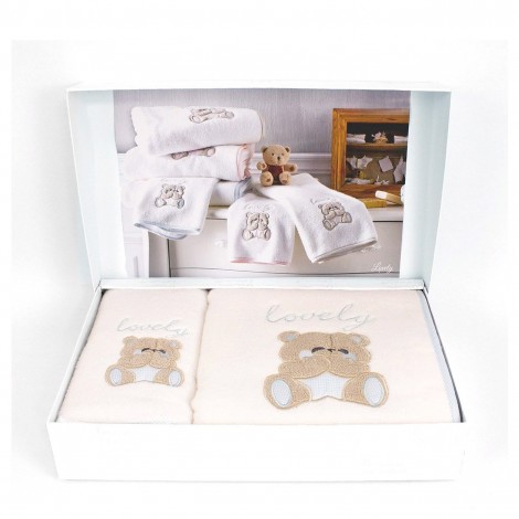 Набір рушників Tivolyo Home Bebe Lovely Blue 2 шт