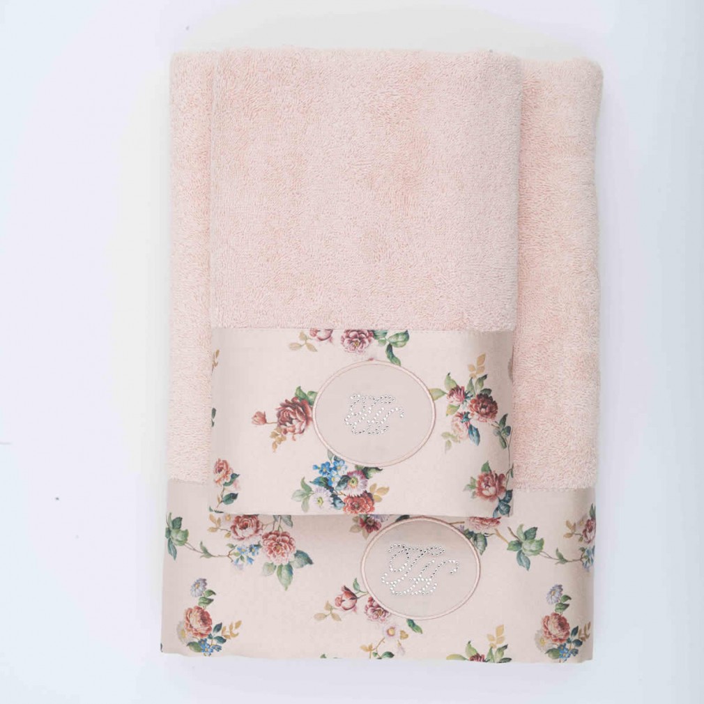 Набір кухонних рушників Tivolyo Home Roseland pembe 3 шт
