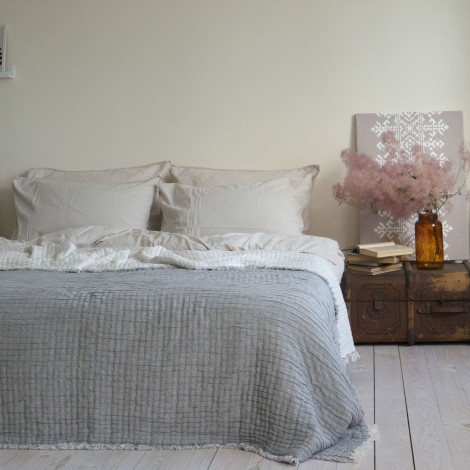 Покривало муслінове 170х230 La Modno Fancy Gray