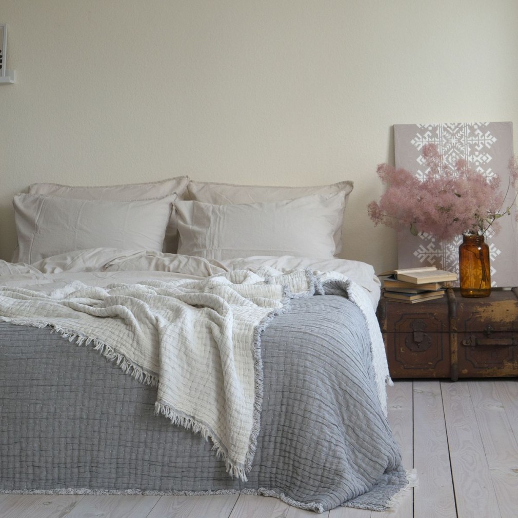 Покривало муслінове 170х230 La Modno Fancy Gray