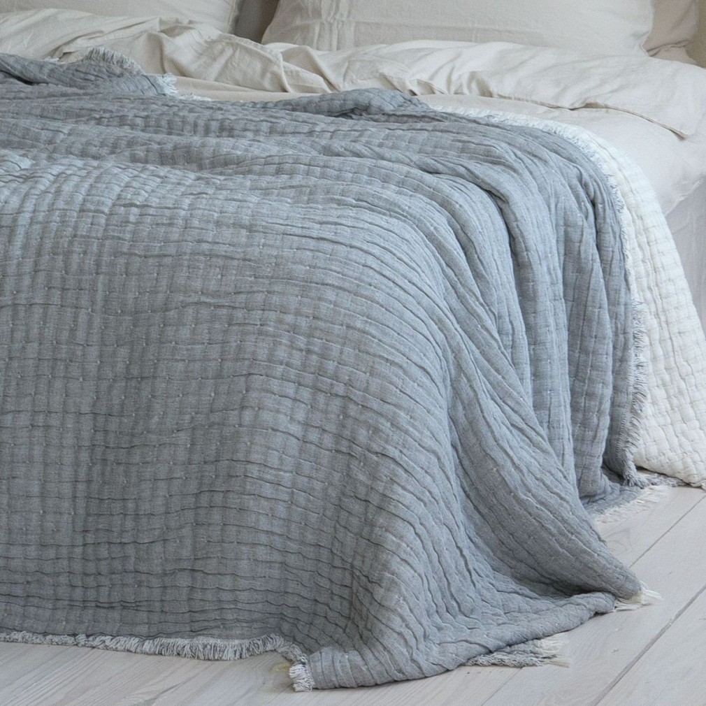 Покривало муслінове 170х230 La Modno Fancy Gray