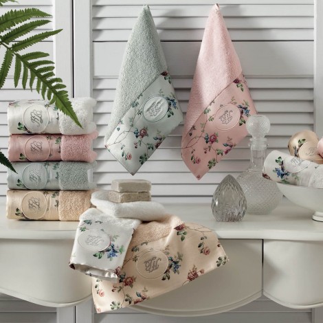 Набір кухонних рушників Tivolyo Home Roseland pembe 3 шт