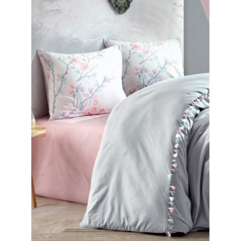 Комплект постільної білизни Cotton box Linda gri