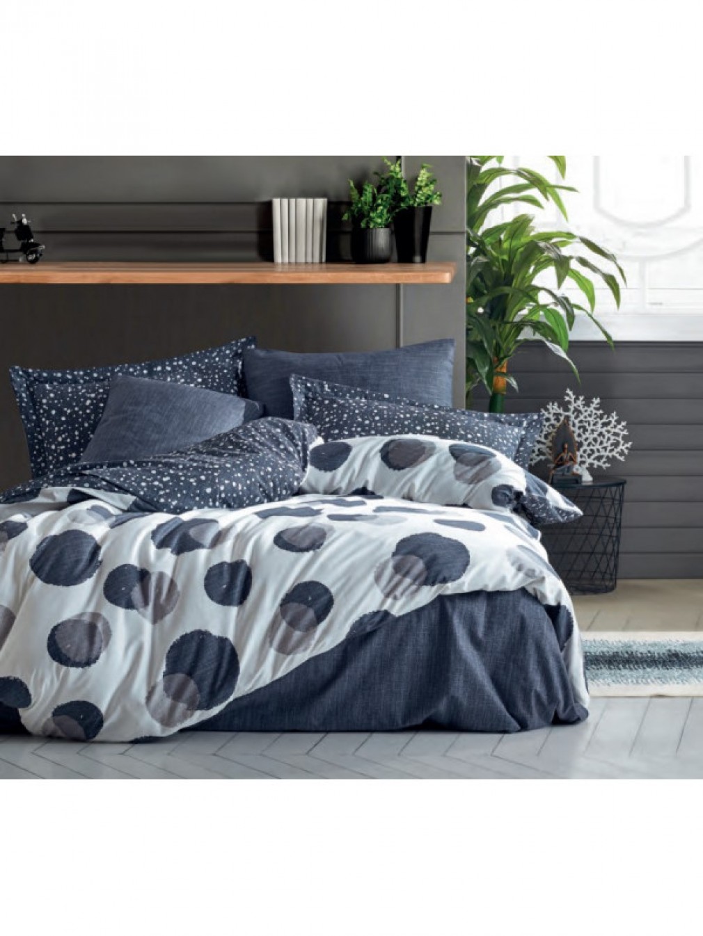 Комплект постільної білизни Cotton box Orva indigo
