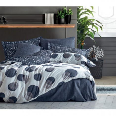 Комплект постільної білизни Cotton box Orva indigo