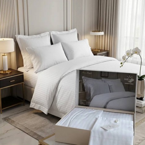 Комплект постільної білизни Maison d'or New Rails white