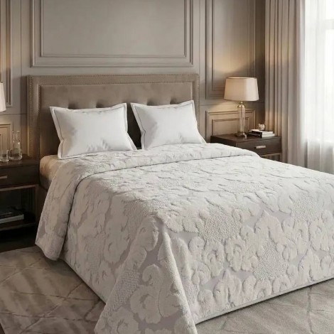 Махрове покривало Maison D'or Celestina lilac 220*240