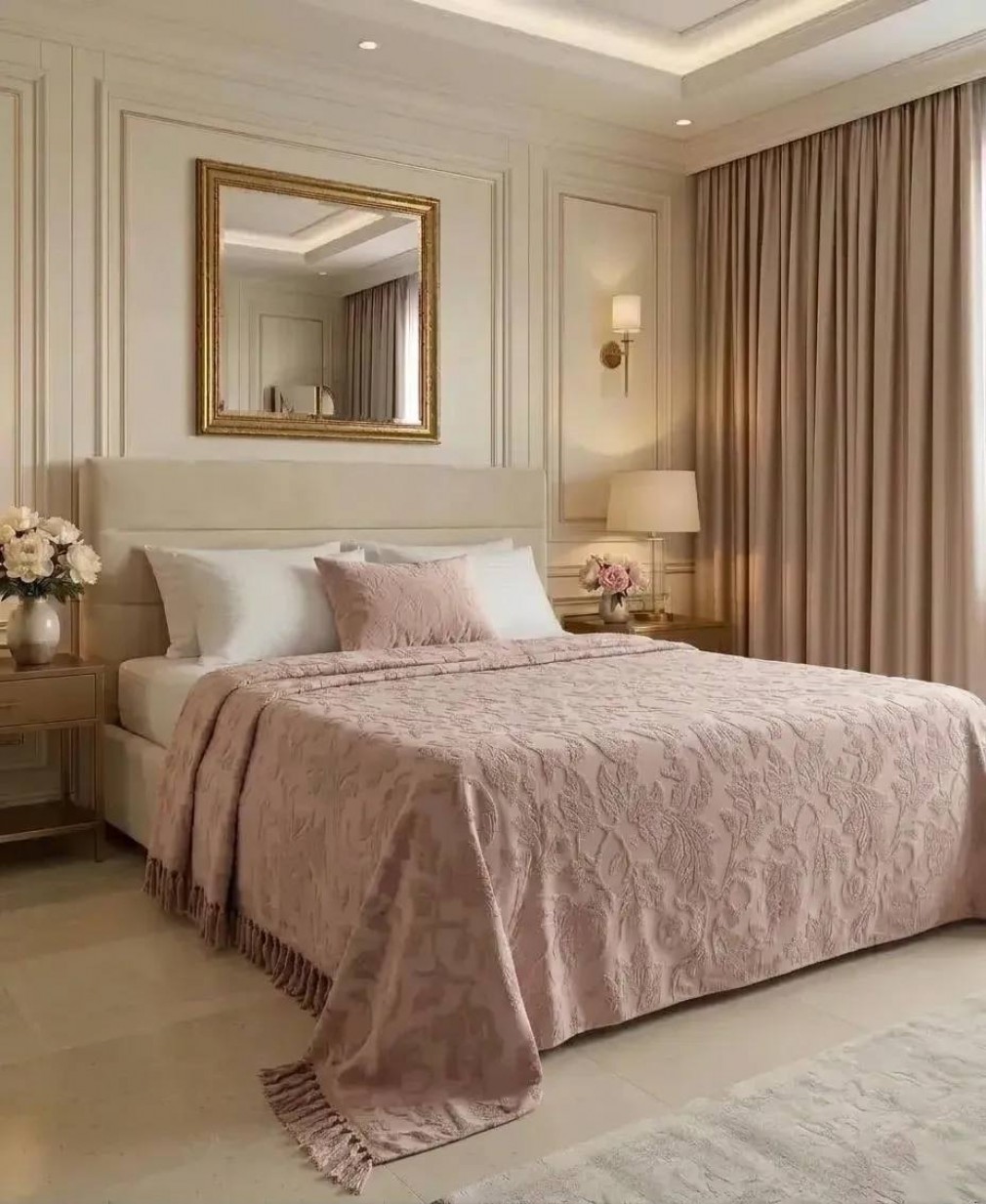Плед Sanda Maison D’or пудра