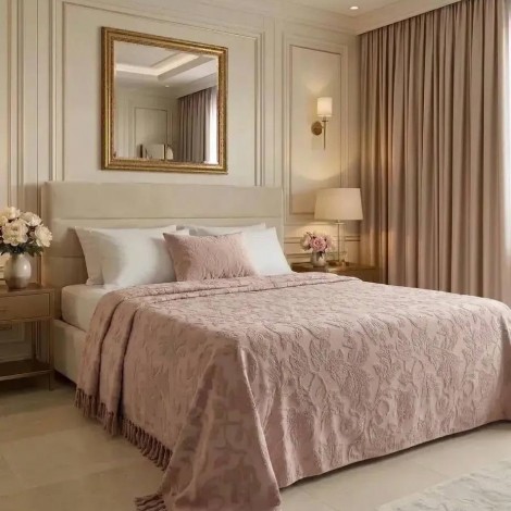Плед Sanda Maison D’or пудра