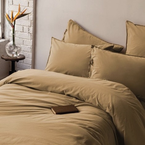 Комплект постільної білизни Issimo Home Savanna Brown євро