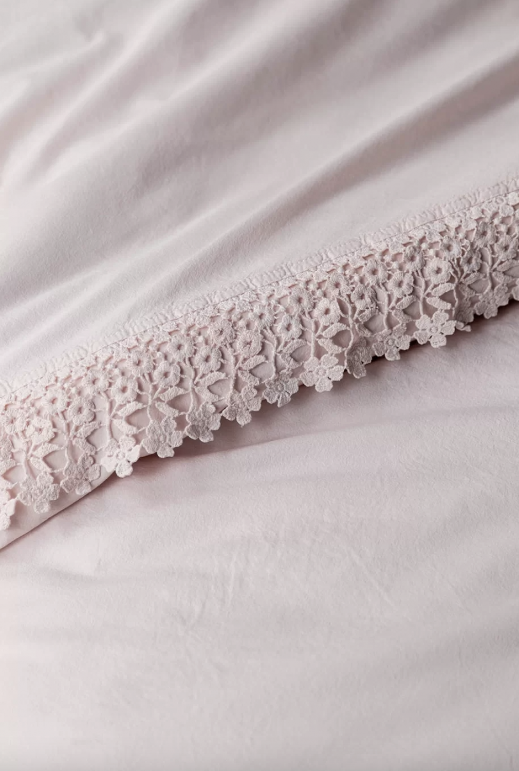 Комплект постільної білизни Issimo Home Daisy Pink євро