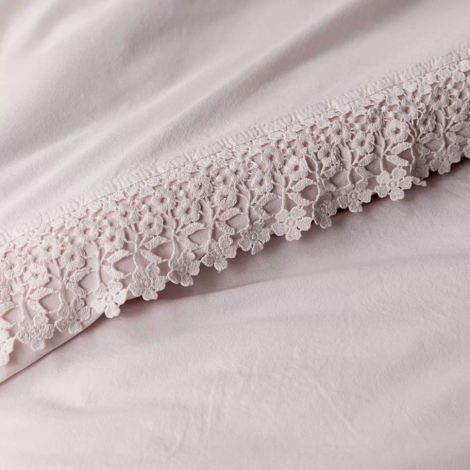 Комплект постільної білизни Issimo Home Daisy Pink євро