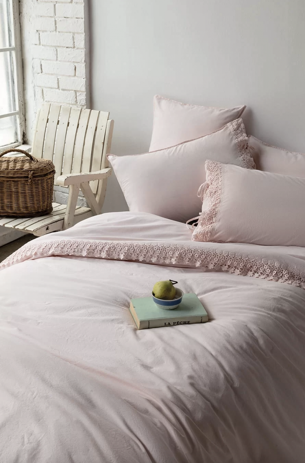 Комплект постільної білизни Issimo Home Daisy Pink євро