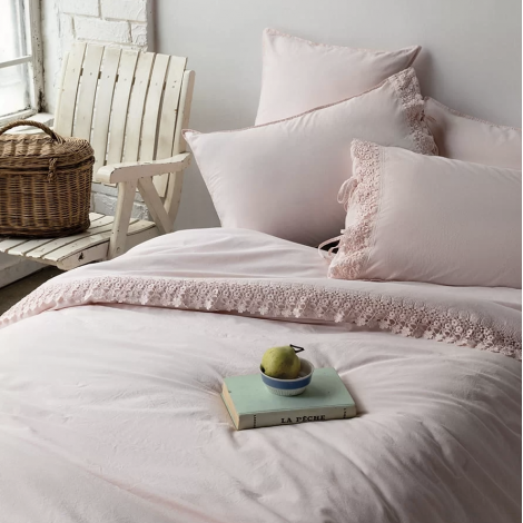 Комплект постільної білизни Issimo Home Daisy Pink євро