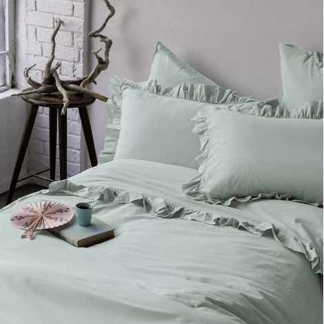 Комплект постільної білизни Issimo Home Frill mint