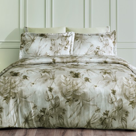 Комплект постільної білизни сатин жатий шовк Tivolyo Home Acanthus