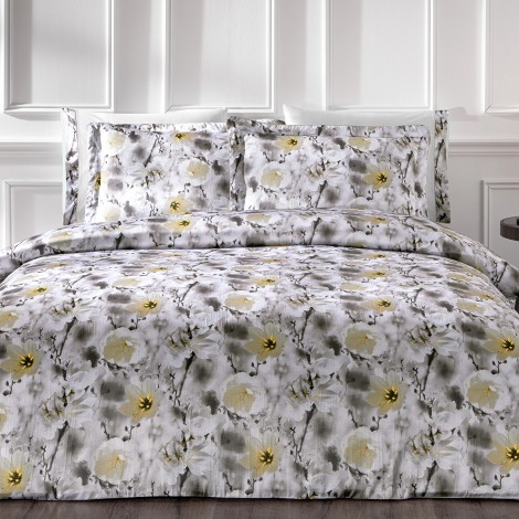 Комплект постільної білизни сатин жатий шовк Tivolyo Home Dreamy grey