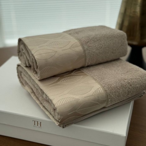 Набір рушників Tivolyo Home Stella beige 2 шт