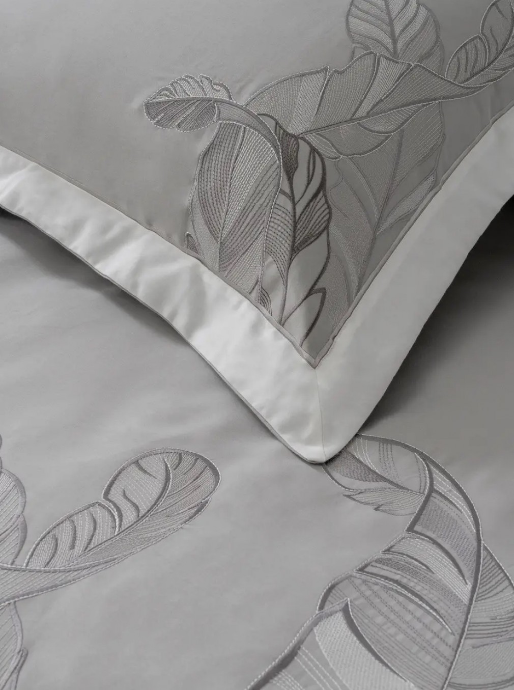 Комплект постельного белья Dantela Feel Gri евро