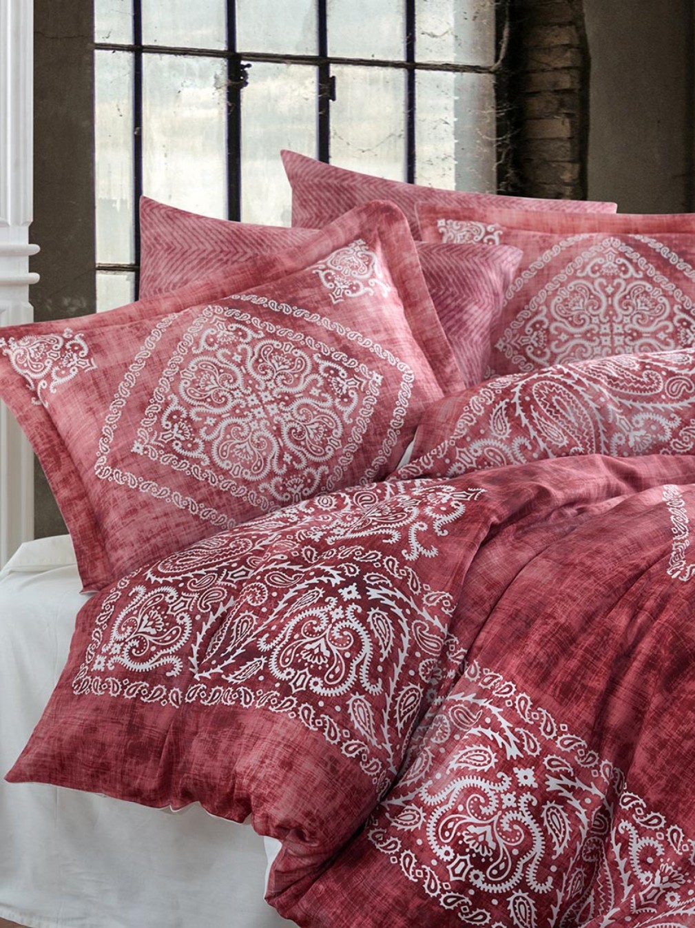 Комплект постільної білизни Dantela Grace brick