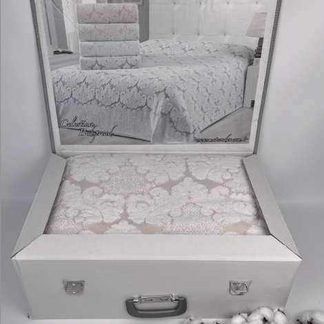 Махрове покривало Maison D'or Celestina rose 220*240