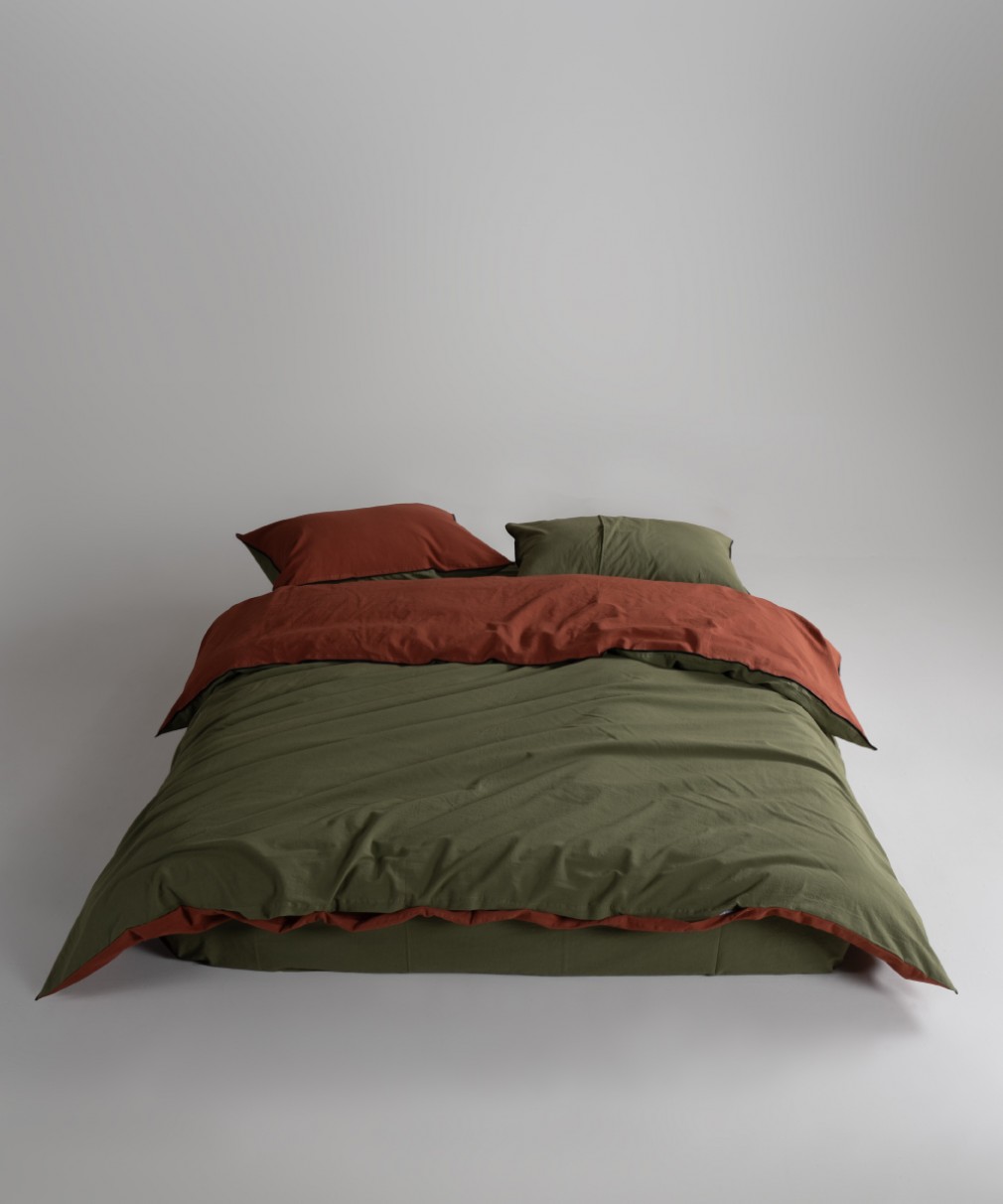 Комплект постільної білизни Limasso Essualte Automne-Capulet olive євро