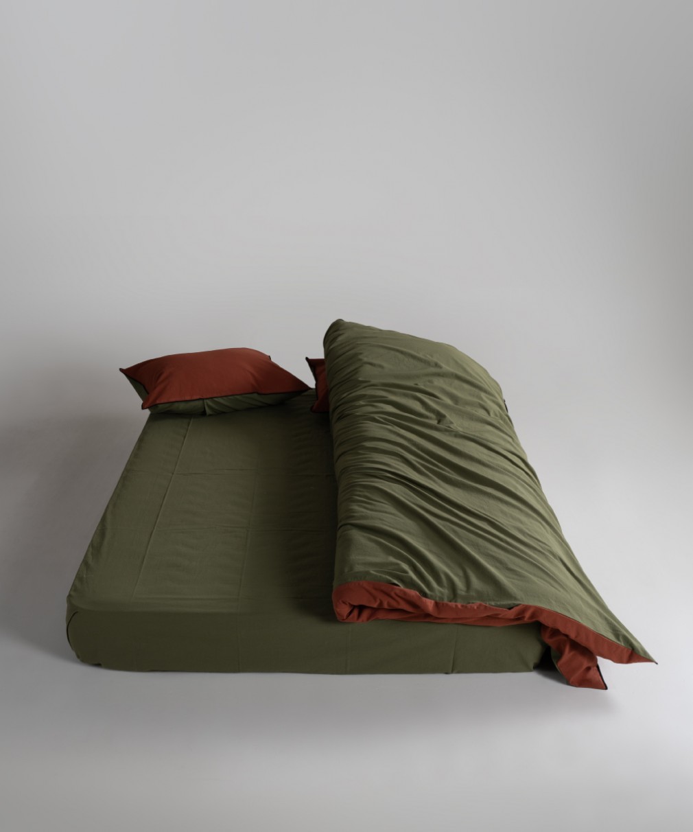 Комплект постільної білизни Limasso Essualte Automne-Capulet olive євро
