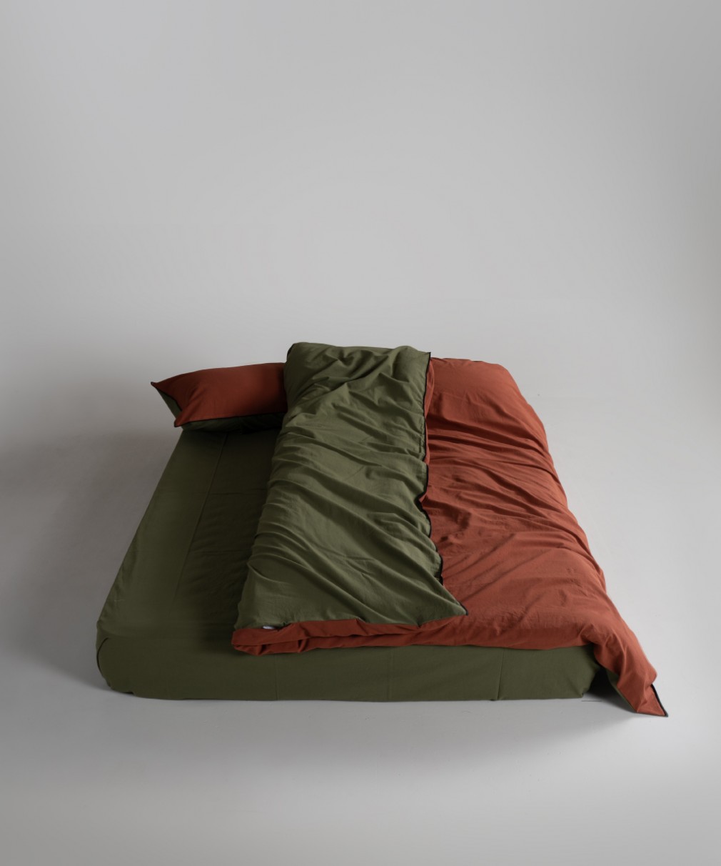Комплект постільної білизни Limasso Essualte Automne-Capulet olive євро