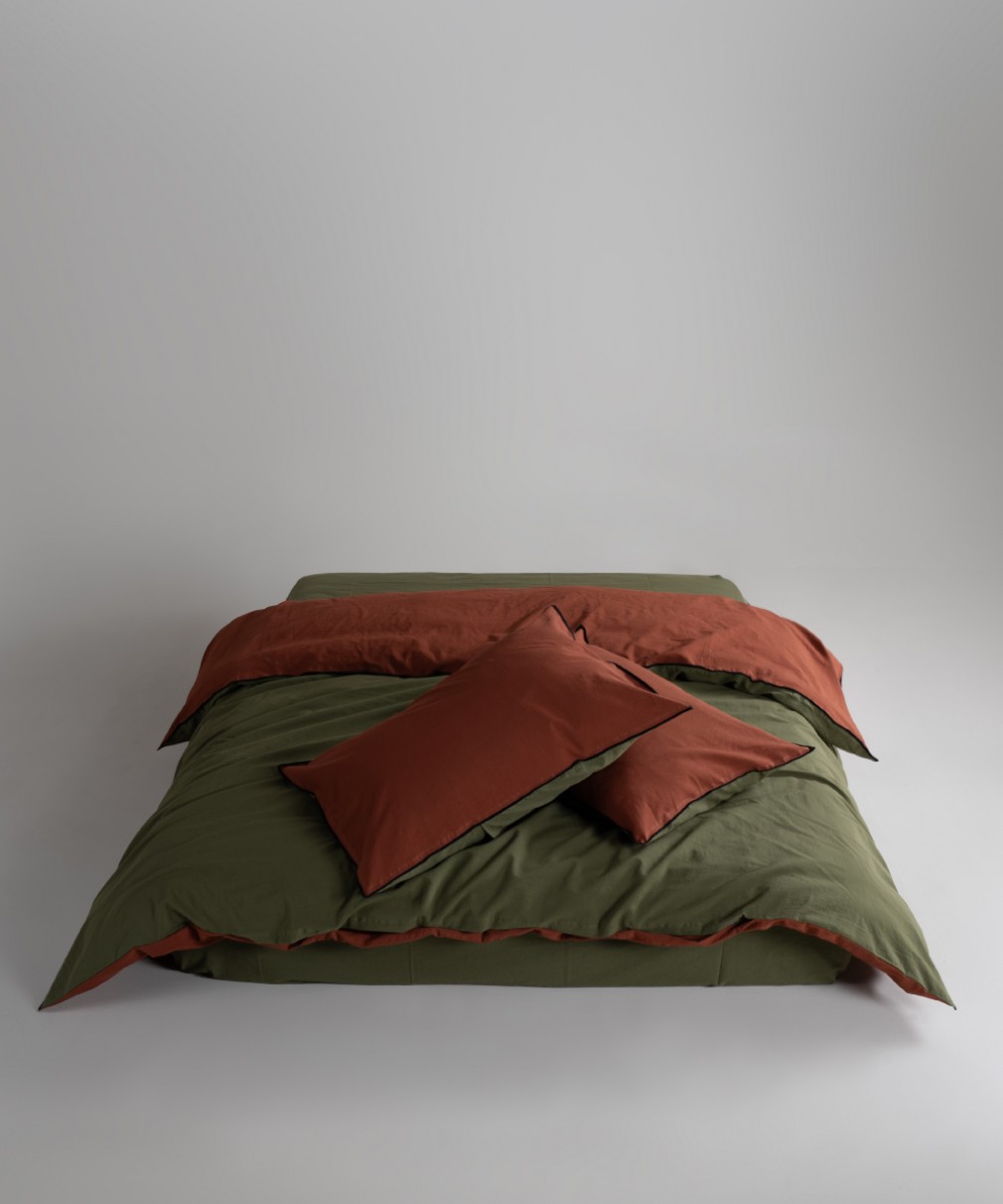 Комплект постільної білизни Limasso Essualte Automne-Capulet olive євро