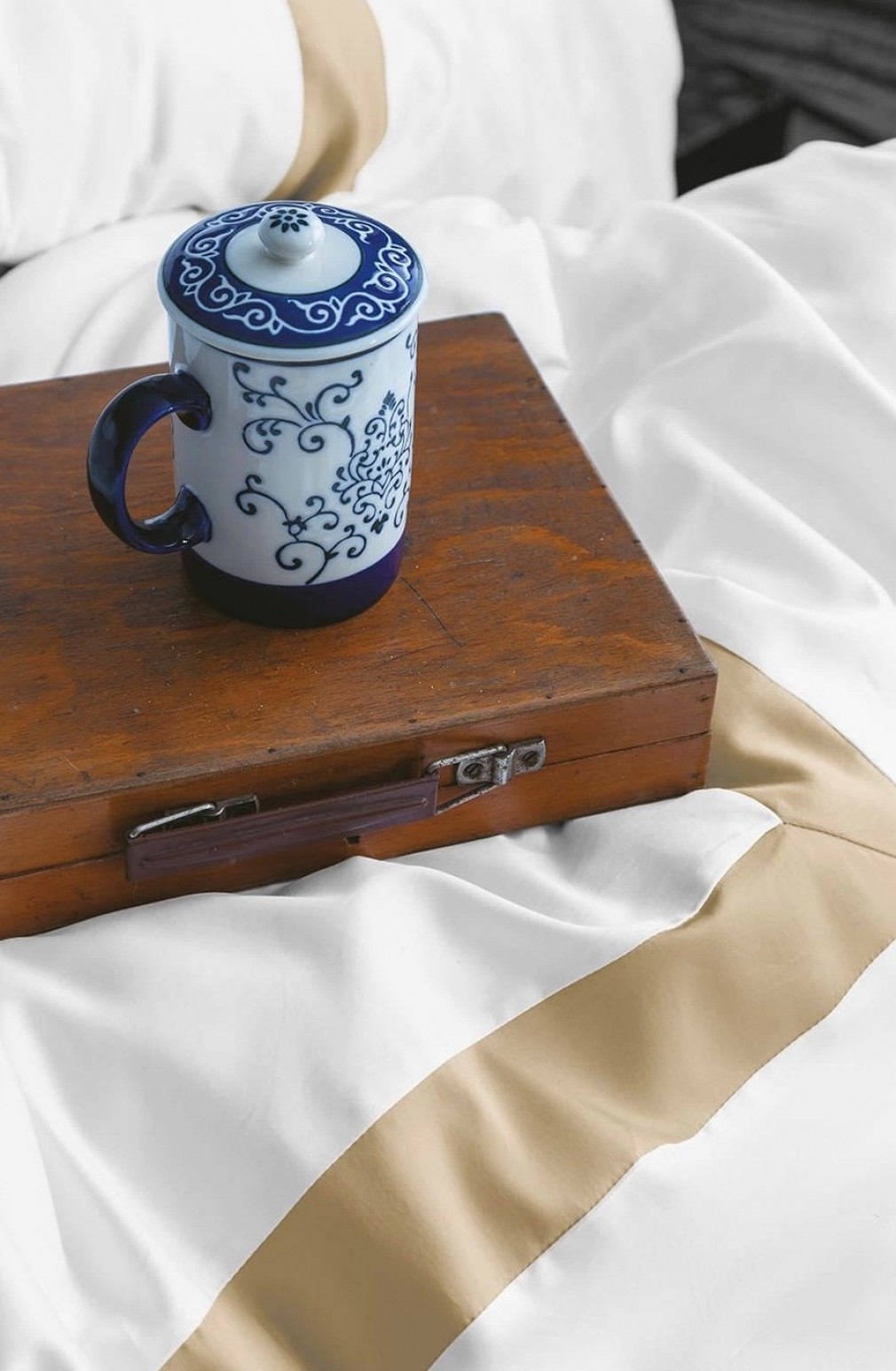Комплект постільної білизни Issimo Home Malones beige 300 tc