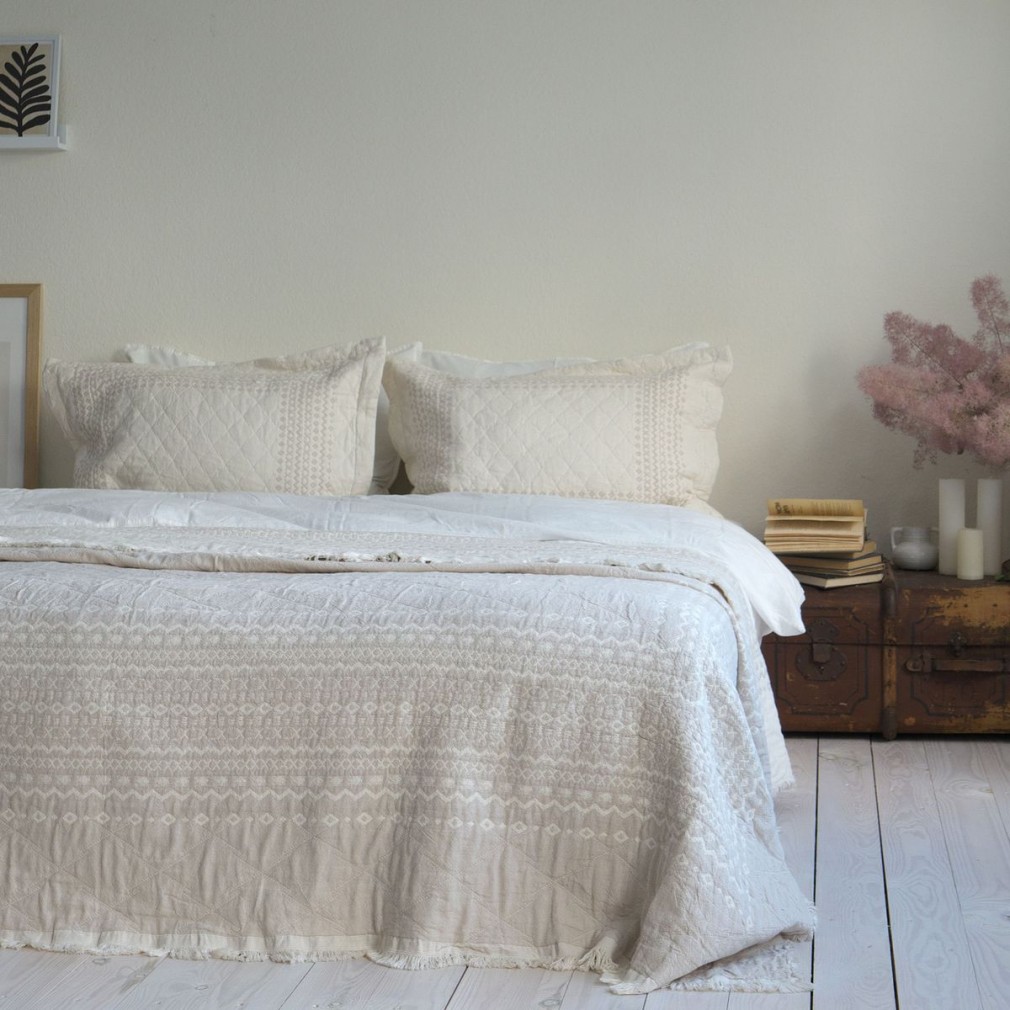 Покривало муслінове 230х250 La Modno Vintage beige